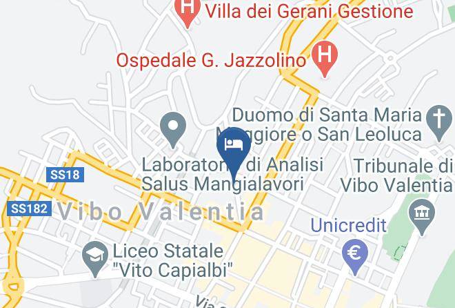 Vibo Valentia - Albergo Miramonte Maps