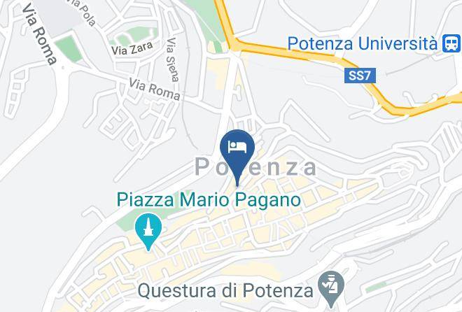 Potenza - Albergo Miramonti Maps