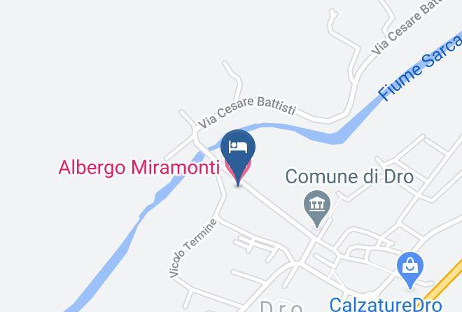 Trento - Albergo Miramonti Maps