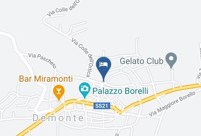 Cuneo - Albergo Moderno Maps