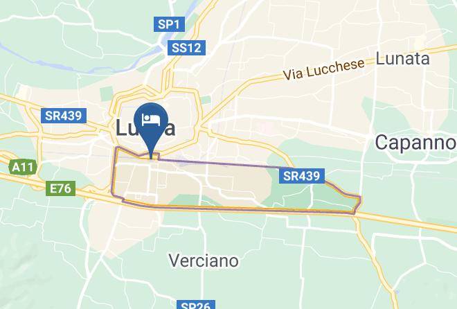 Lucca - Albergo Moderno Lucca Maps
