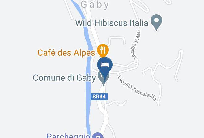 Aosta - Albergo Mologna Maps
