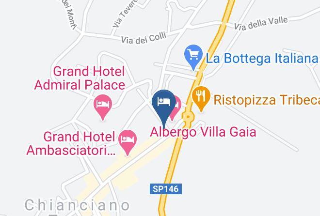 Siena - Albergo Montecarlo Maps