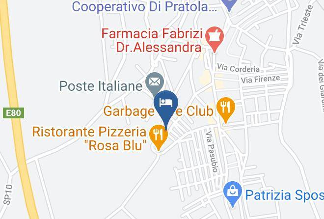 L Aquila - Albergo Moretto Maps