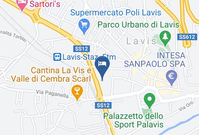 Trento - Albergo Moser Maps