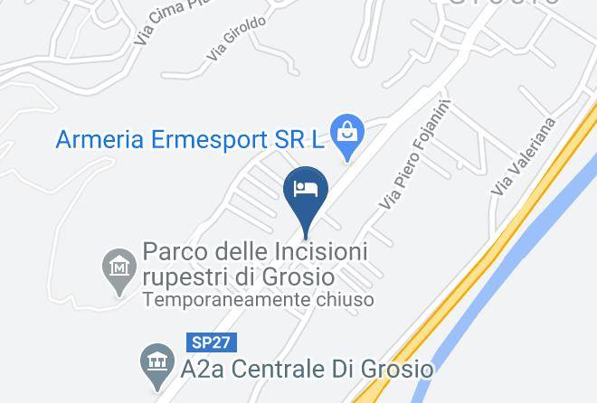 Sondrio - Albergo Motel Dosde Maps