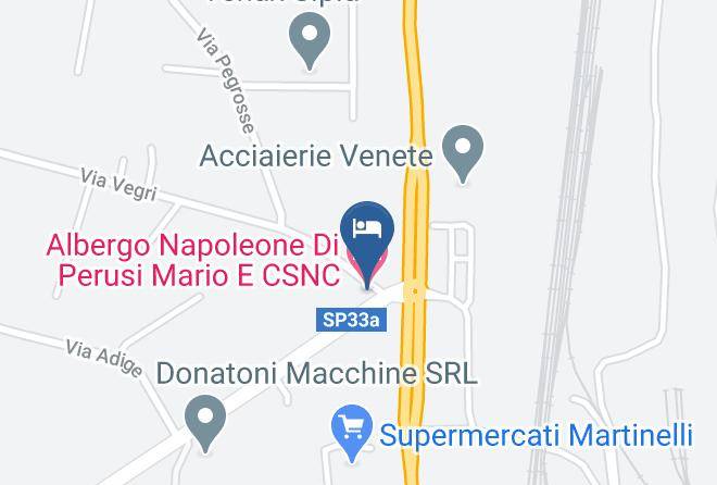 Verona - Albergo Napoleone Di Perusi Mario E C Snc Maps