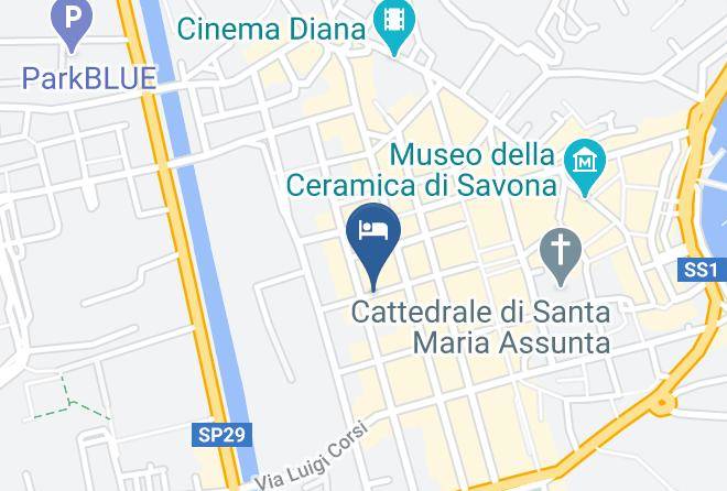 Savona - Albergo Nazionale Maps
