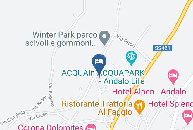 Trento - Albergo Negresco Maps