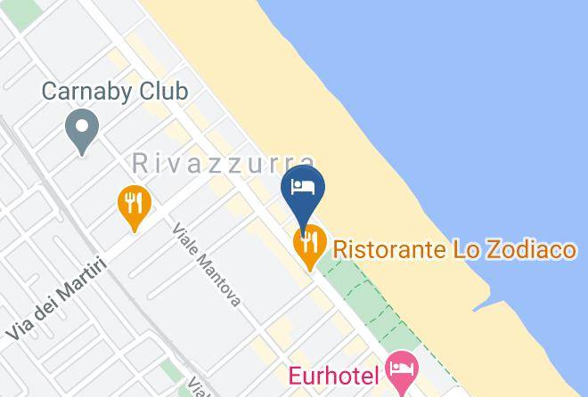Rimini - Albergo Nord Est Maps