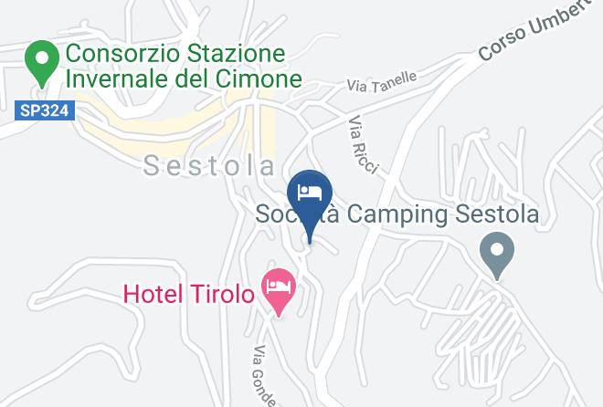 Modena - Albergo Nuovo Parco Maps