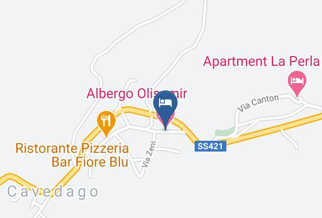 Trento - Albergo Olisamir Maps