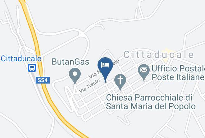 Rieti - Albergo Pace Maps