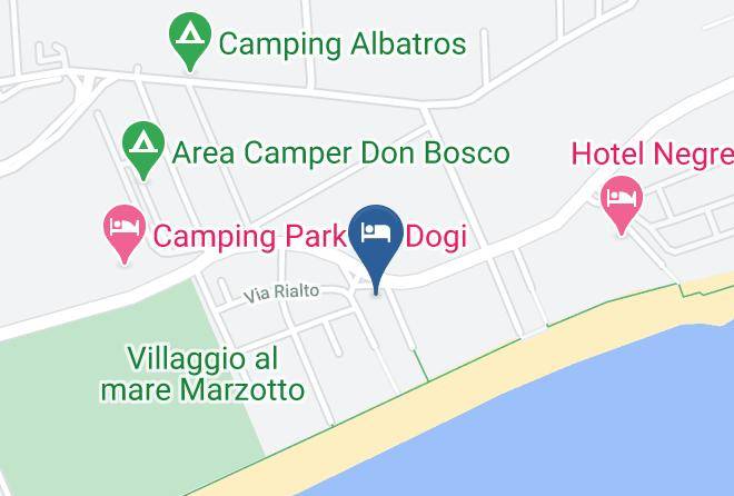 Venice - Albergo Palm Beach Maps