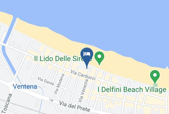 Rimini - Albergo Panama Maps