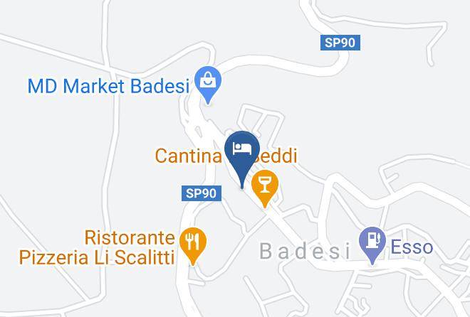 Sassari - Albergo Panorama Maps