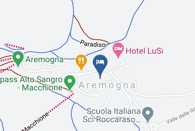 L Aquila - Albergo Paradiso Aremogna Maps