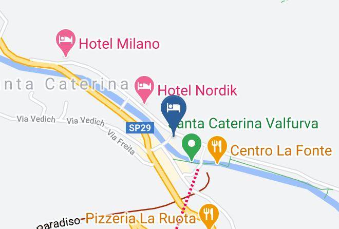 Sondrio - Albergo Pedranzini Maps