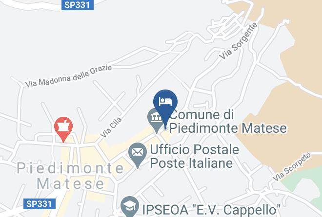 Caserta - Albergo Penza Maps