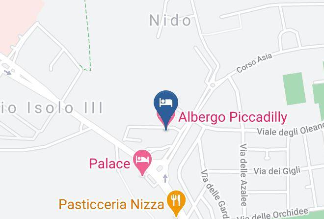 Bergamo - Albergo Piccadilly Maps