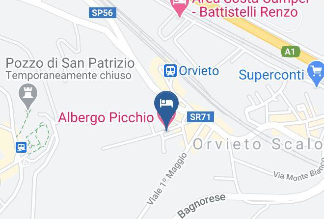 Terni - Albergo Picchio Maps