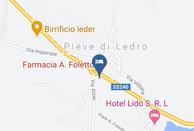 Trento - Albergo Pieve Maps