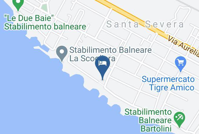 Rome - Albergo Pino Al Mare Maps
