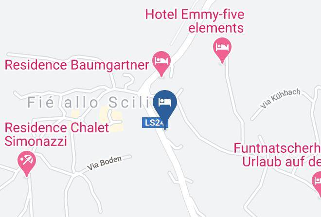 Bolzano - Albergo Pizzeria Tschafon Di Pala Paolo Maps