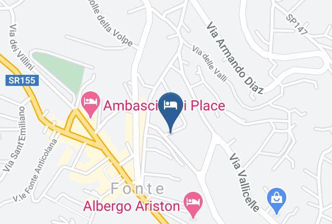 Frosinone - Albergo Pompei Maps