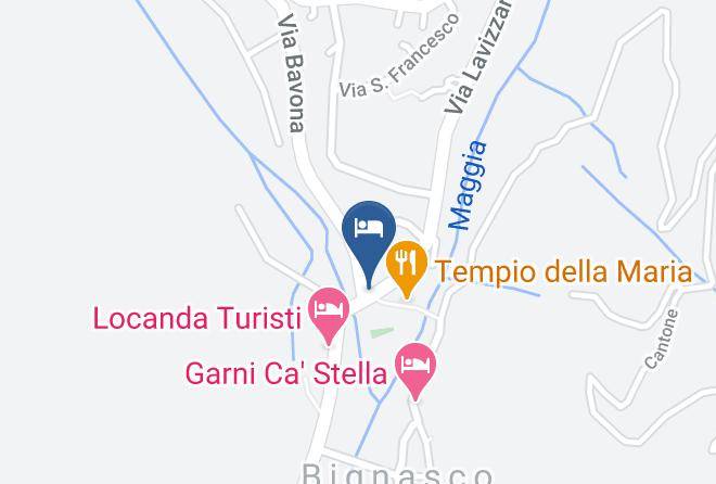 Vallemaggia - Albergo Posta Di Albert Gens Maps