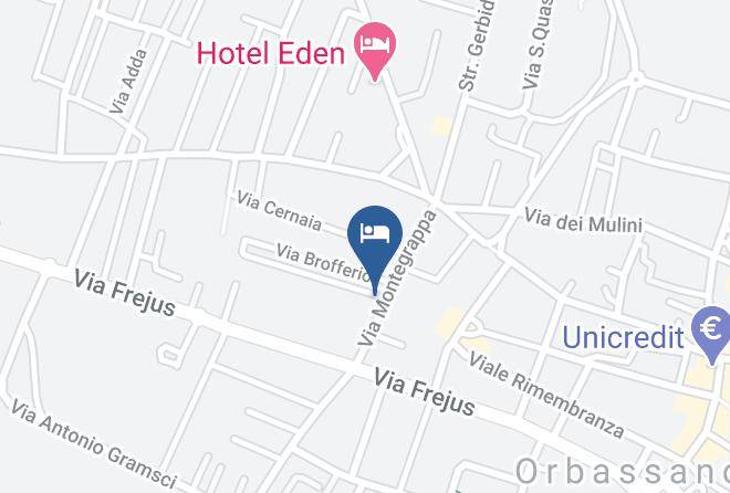 Turin - Albergo Primavera Maps