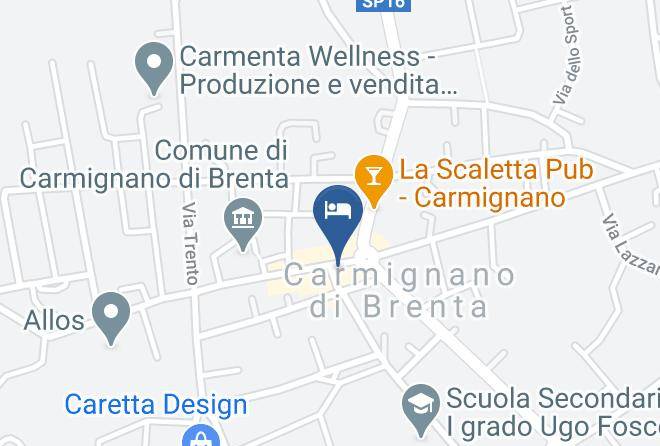 Padua - Albergo Prince Maps