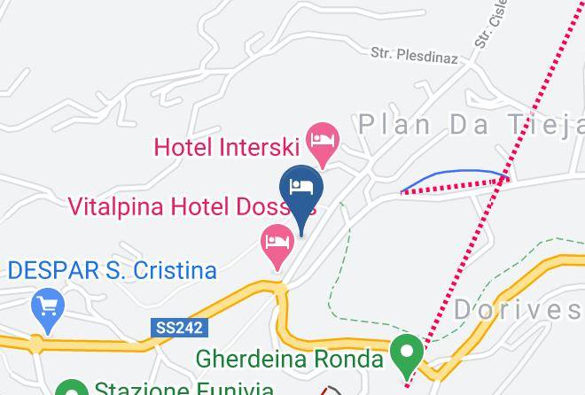 Bolzano - Albergo Puez Maps