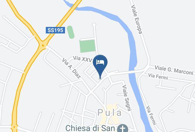 Cagliari - Albergo Quattro Mori Maps