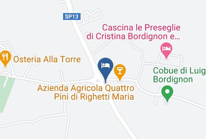 Brescia - Albergo Quattro Pini Maps