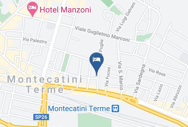 Pistoia - Albergo Redi Maps