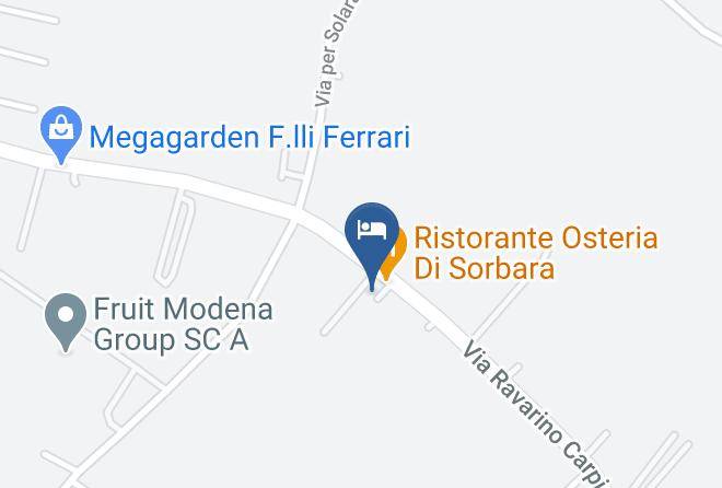 Modena - Albergo Residence Al Passatore Maps