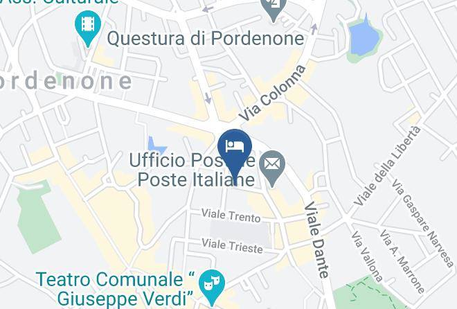 Pordenone - Albergo Residence Italia Vintage Hotel Maps