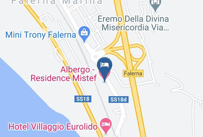 Catanzaro - Albergo Residence Mistef Maps