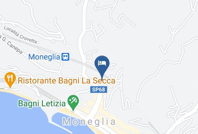 Genoa - Albergo Residence Moneglia Maps