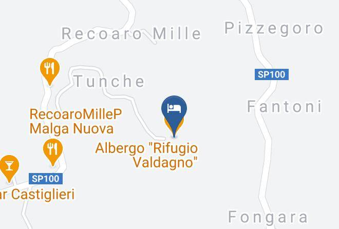 Vicenza - Albergo Rifugio Valdagno Maps