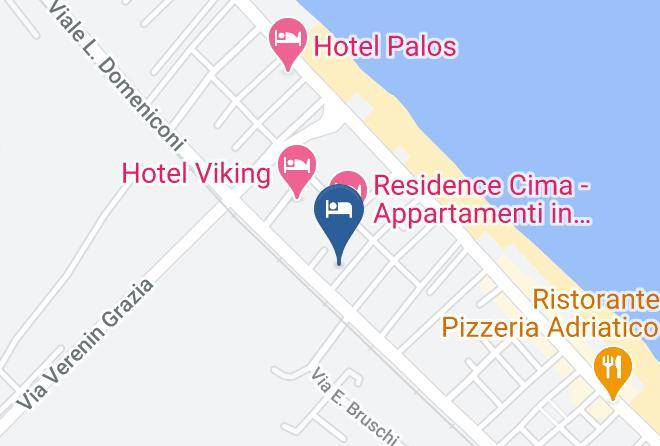Rimini - Albergo Rinaldini Maps