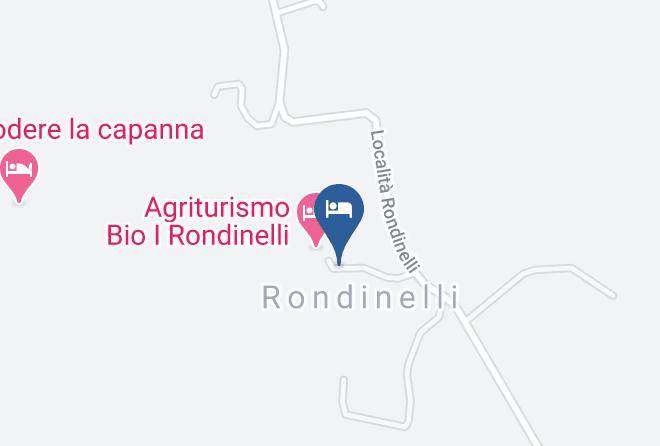 Grosseto - Albergo Ristorante Agrituristico I Rondinelli Di Ragnini Maps