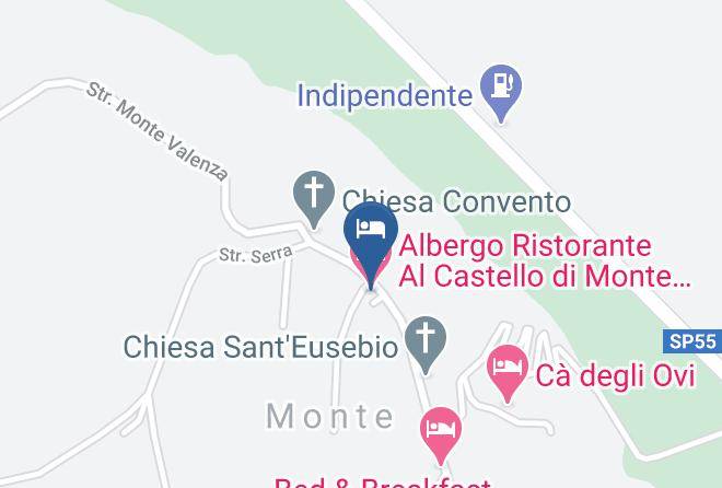 Alessandria - Albergo Ristorante Al Castello Di Monte Valenza Maps
