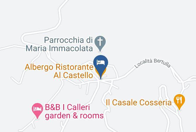 Savona - Albergo Ristorante Al Castello Maps