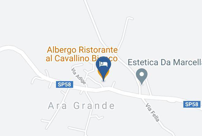Udine - Albergo Ristorante Al Cavallino Bianco Maps
