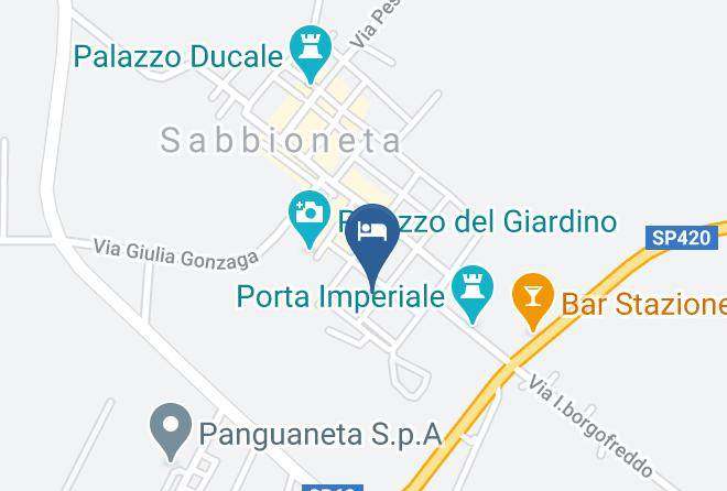 Mantua - Albergo Ristorante Al Duca Sabbioneta Maps
