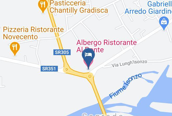 Gorizia - Albergo Ristorante Al Ponte Maps