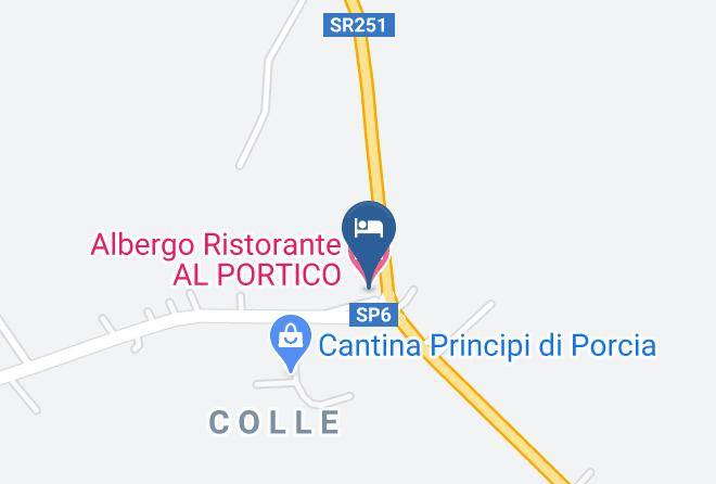 Pordenone - Albergo Ristorante Al Portico Maps