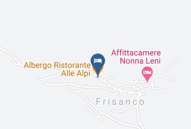Pordenone - Albergo Ristorante Alle Alpi Maps